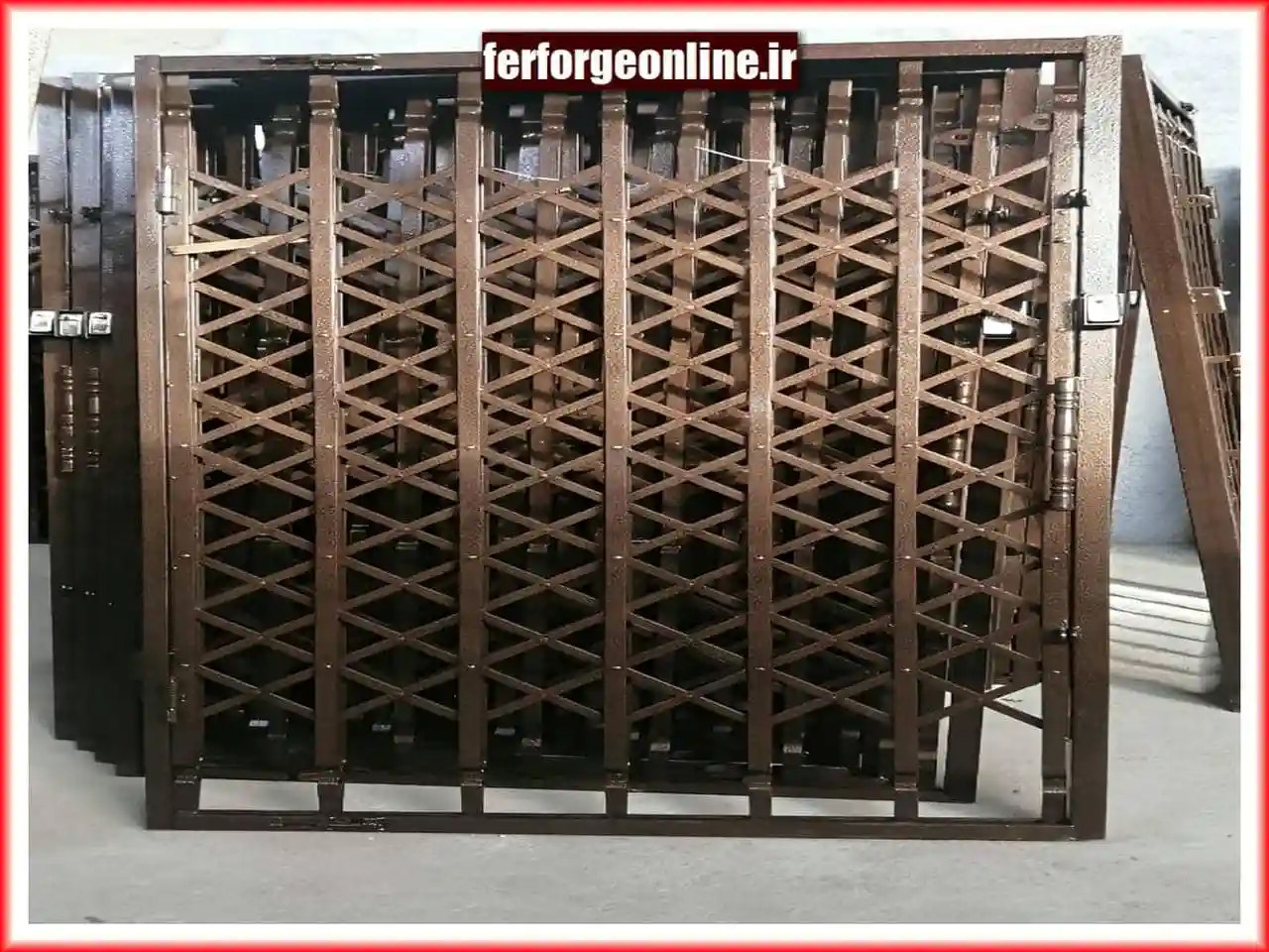 ویژگی&zwnj;های درب آکاردئونی دو جداره پنج لوزی سفارشی