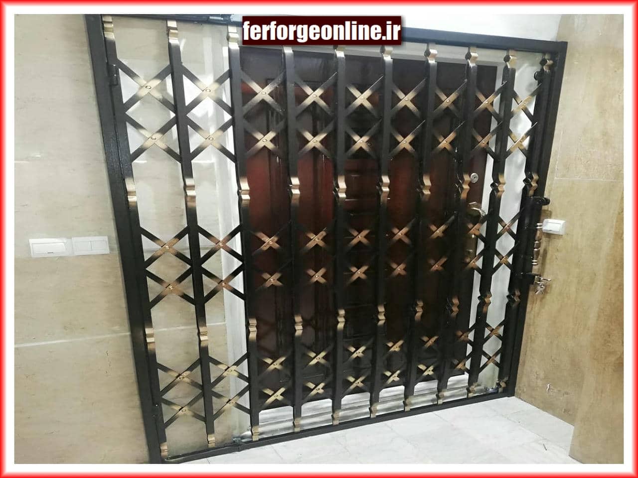 درب آکاردئونی | فرفورژه آنلاین درب آکاردئونی