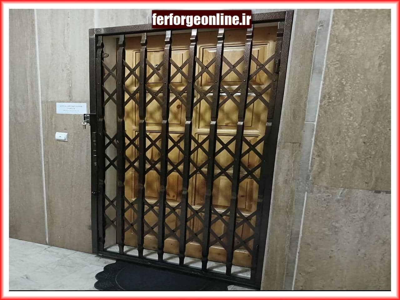 ابعاد استاندارد درب آکاردئونی