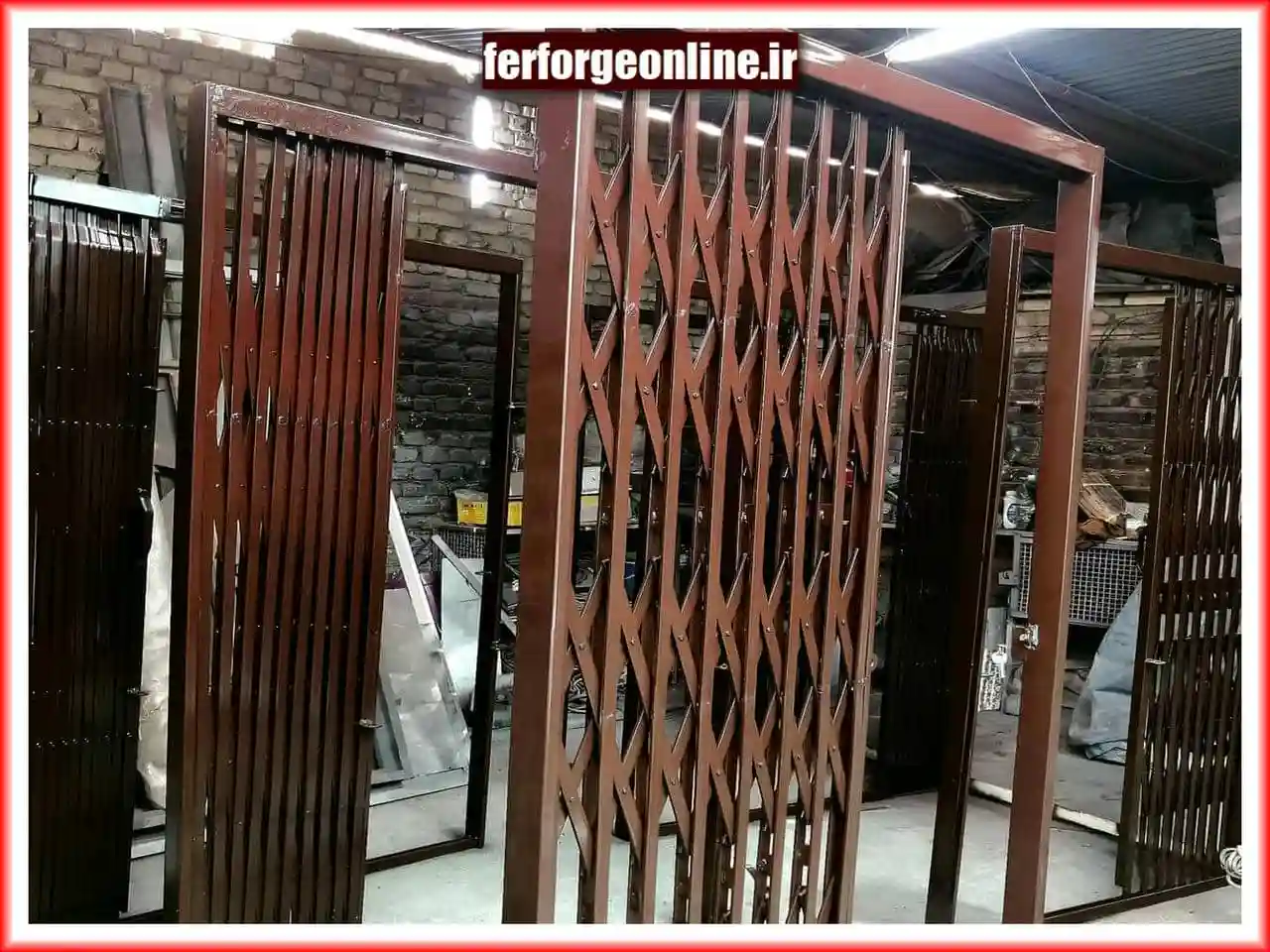 راهنمای نصب درب آکاردئونی