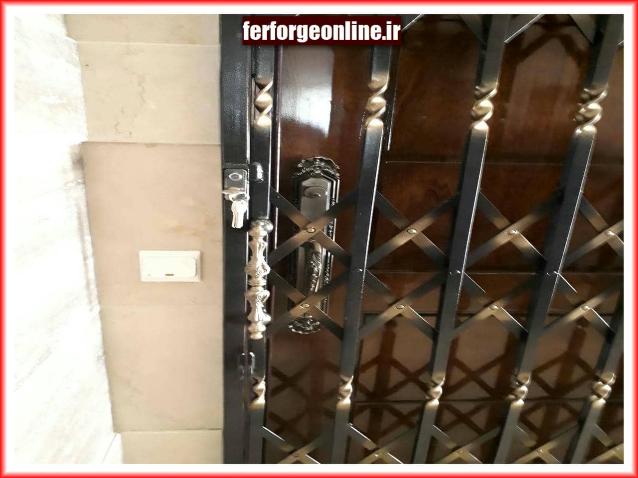 خرید انواع درب حفاظ آکاردئونی فلزی