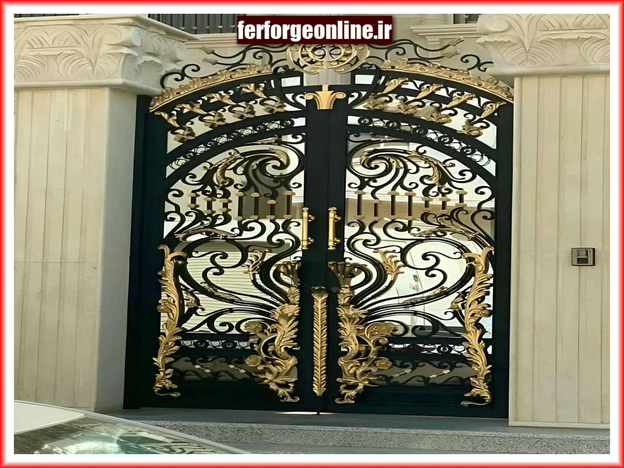 انواع مدل های درب فرفورژه