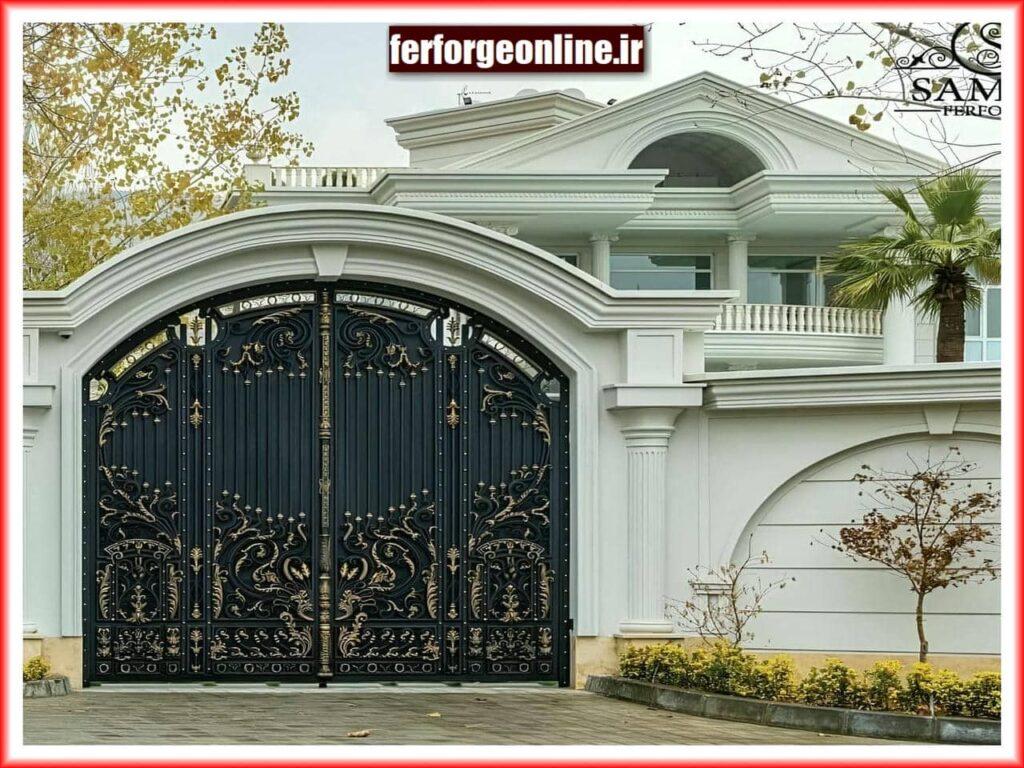 درب فرفورژه ویلایی مدرن و باکیفیت