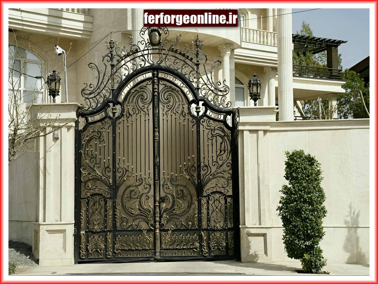نمونه عکس های درب فرفورژه