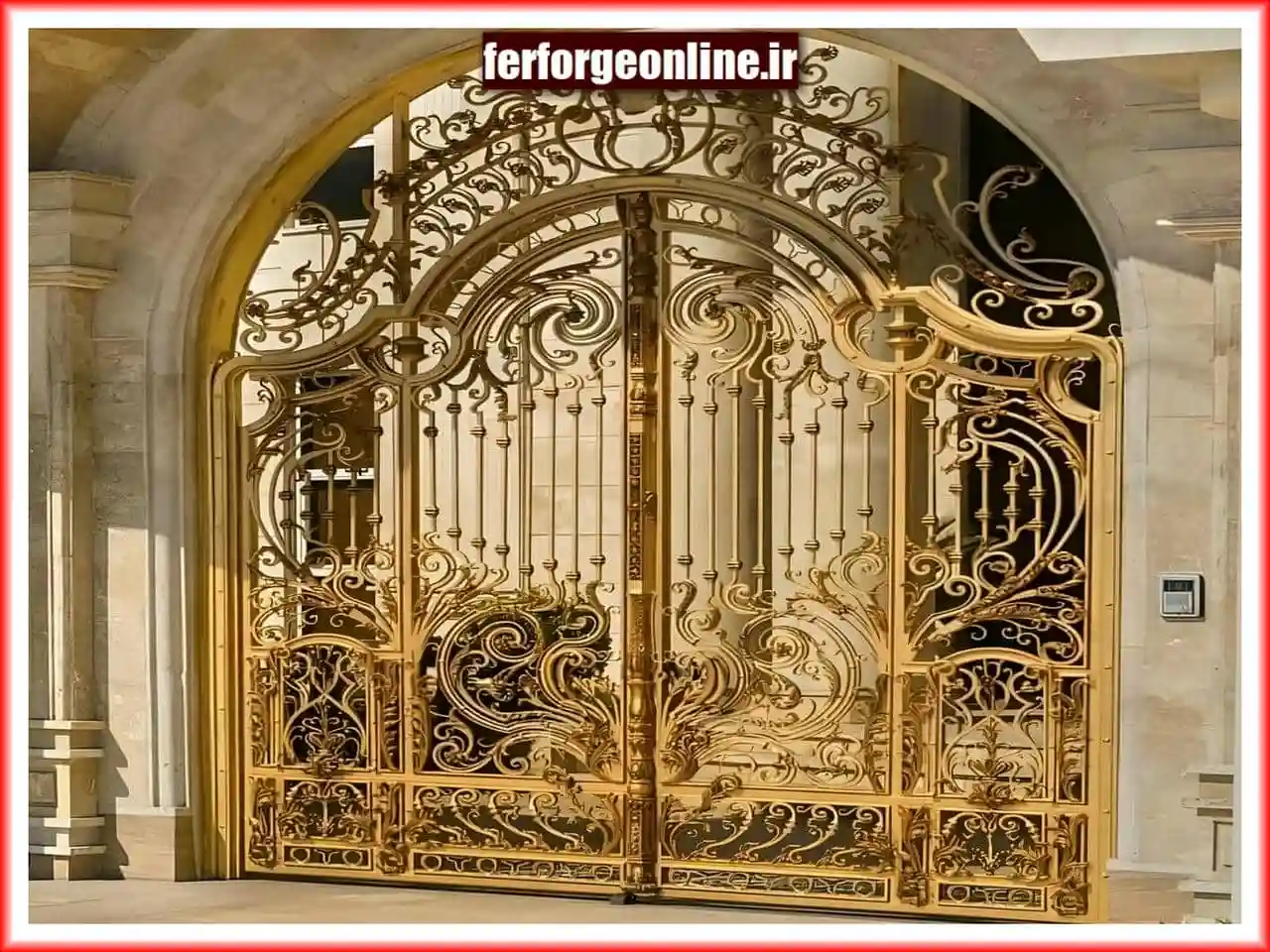 اندازه و ابعاد استاندارد درب ویلایی