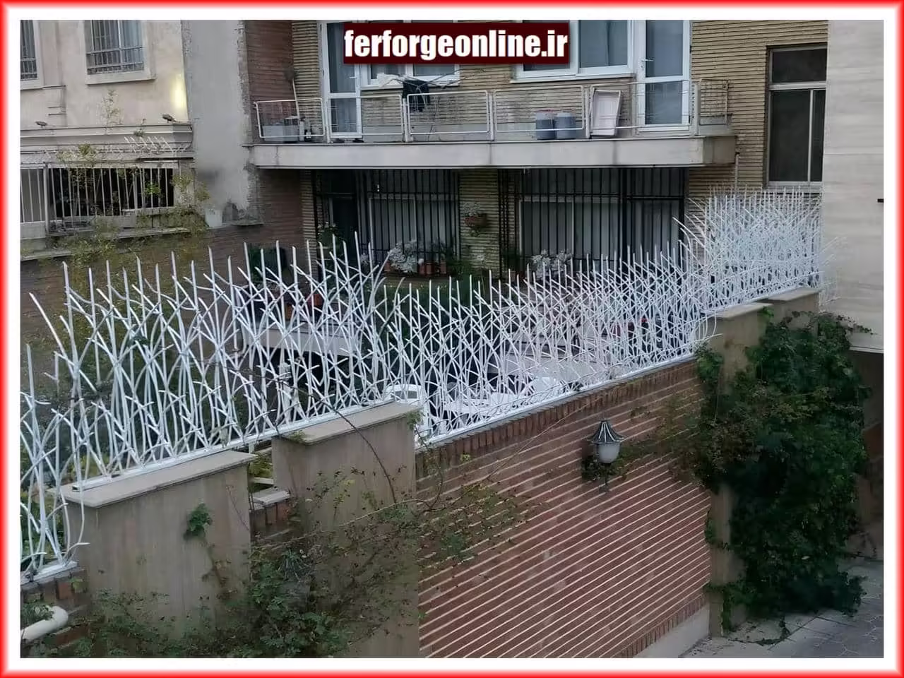 نرده دیوار متری چند؟