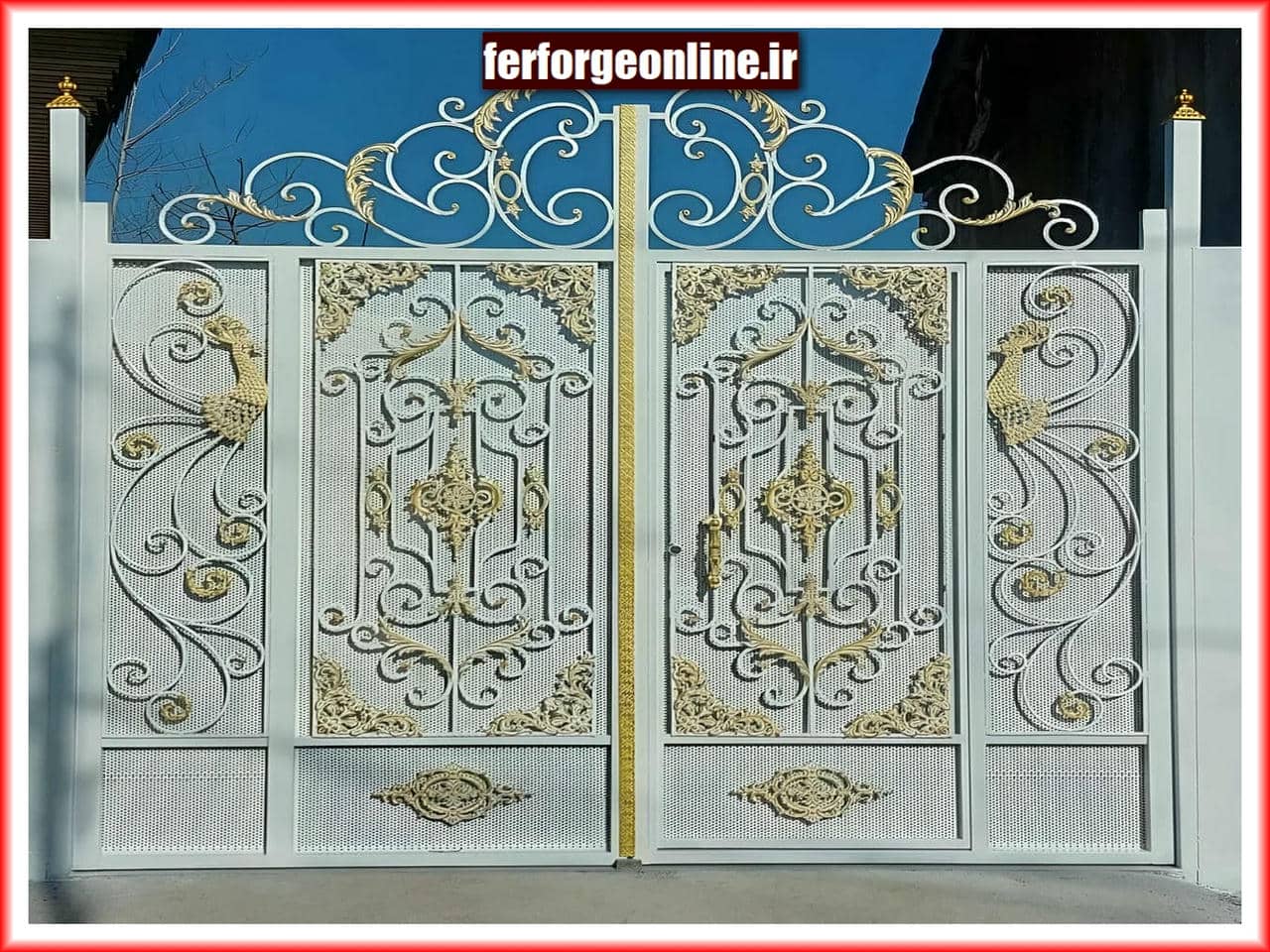 درب حیاط ساده و اقتصادی