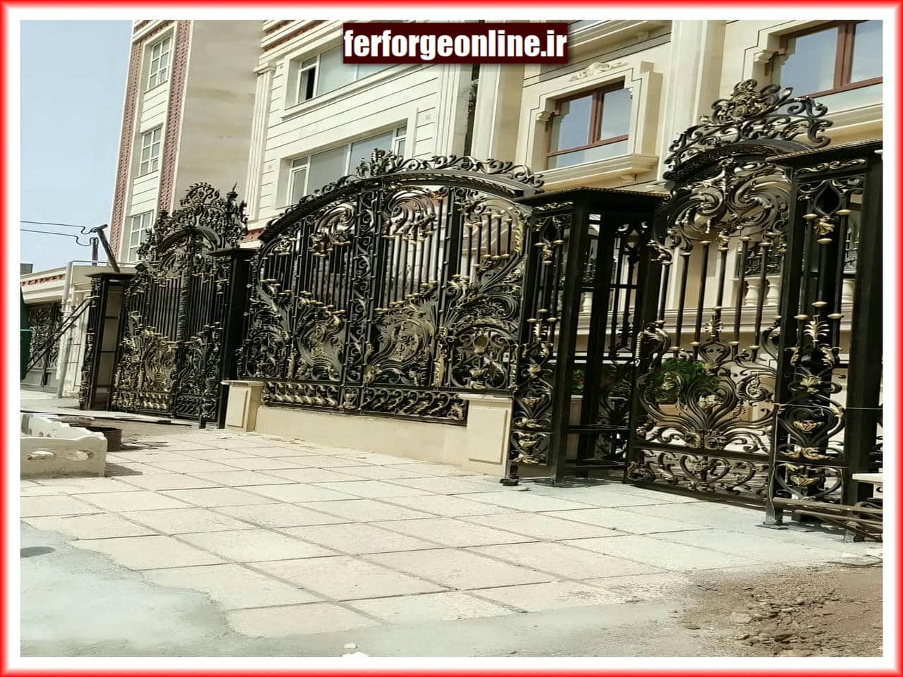 مراحل تولید درب ویلایی