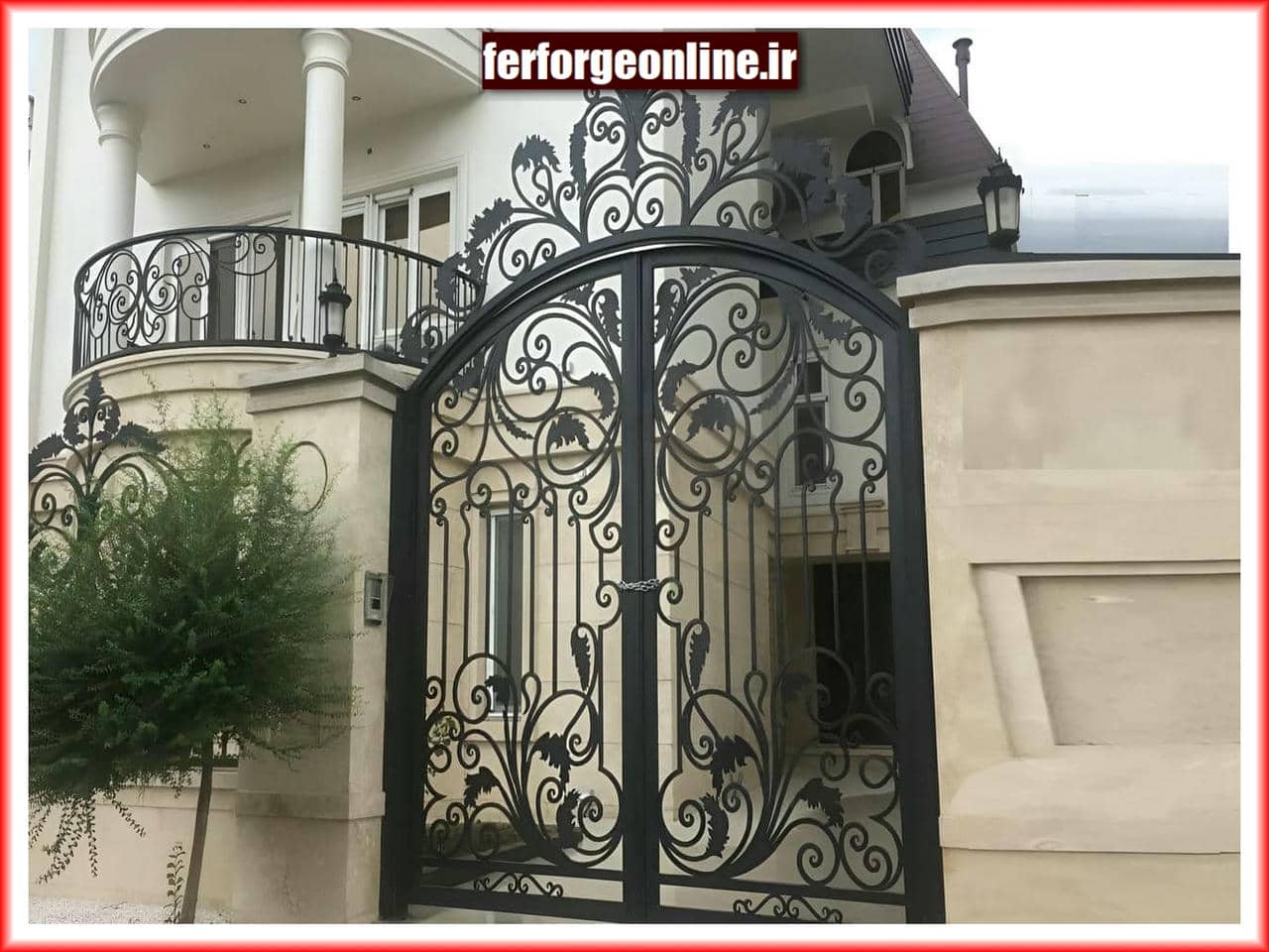 مراحل ساخت درب فرفورژه پیش ساخته