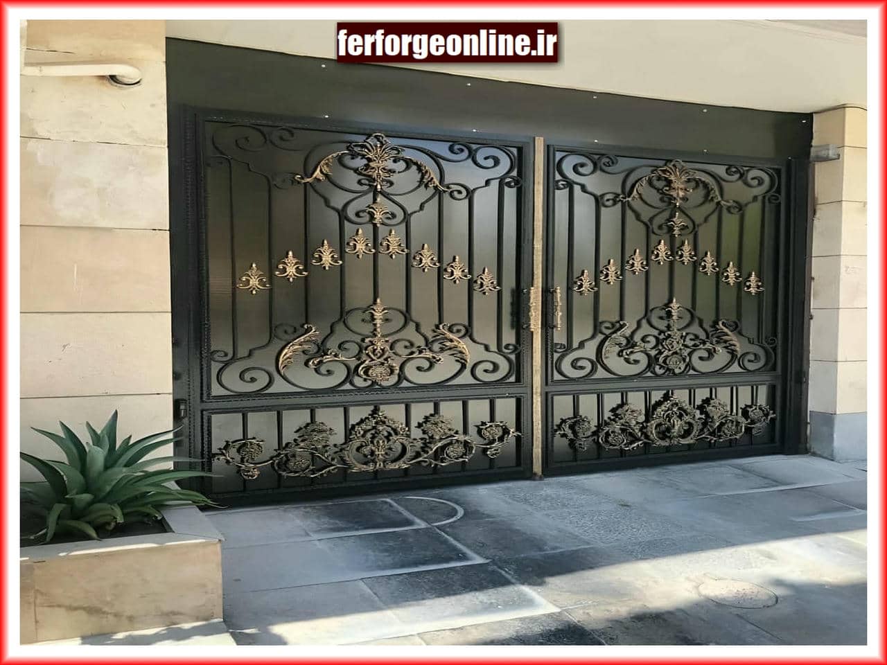 فرایند تولید و نصب درب فرفورژه