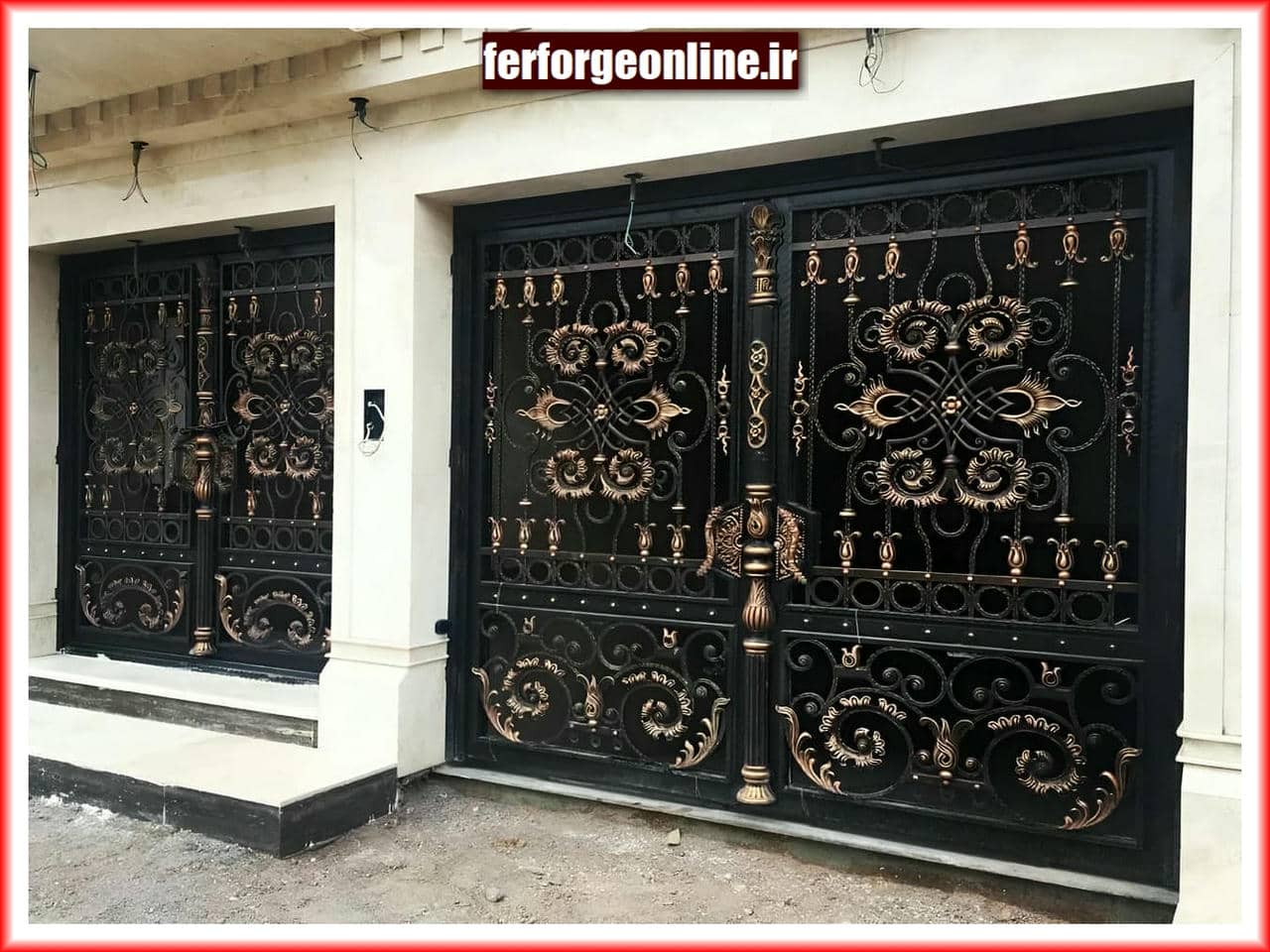 نصب و طراحی درب ویلایی با کیفیت بالا