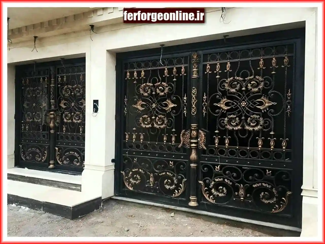 نصب و طراحی درب ویلایی با کیفیت بالا