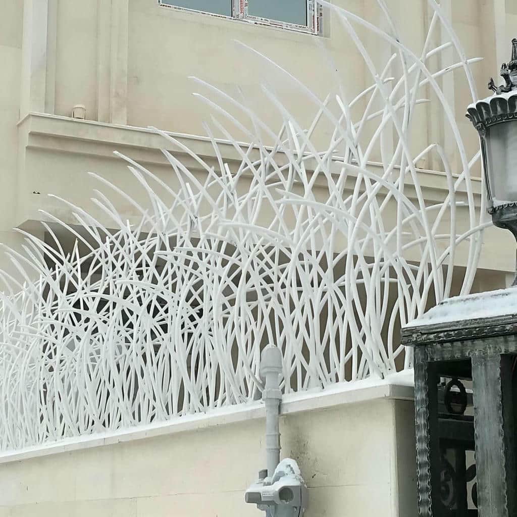 fence-wall-protection-deer-antler-spear-agf قیمت هر متر حفاظ نرده شاخ گوزنی