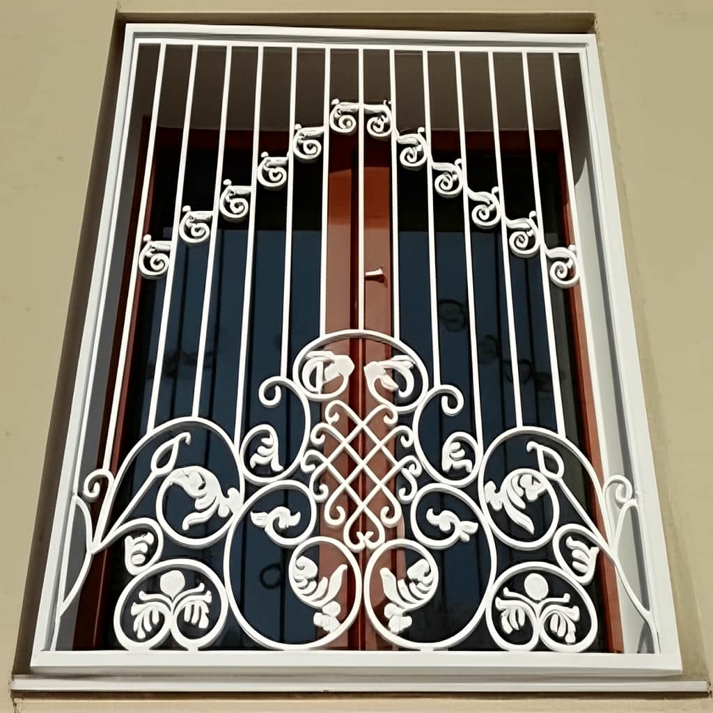 نرده پنجره فرفورژه