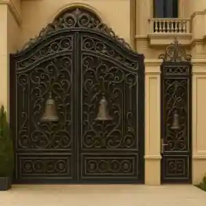 درب مدل زنگوله فرفورژه سنتی