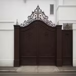 درب مدل غنچه فرفورژه کلاسیک