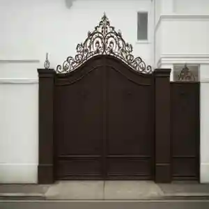 درب مدل غنچه فرفورژه کلاسیک