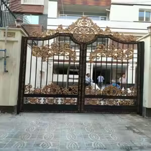 خرید درب پارکینگ فرفورژه لوکس مدرن