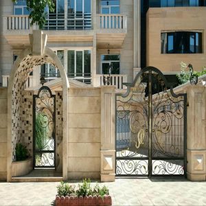 خرید درب فرفورژه فلزی لوکس مدرن