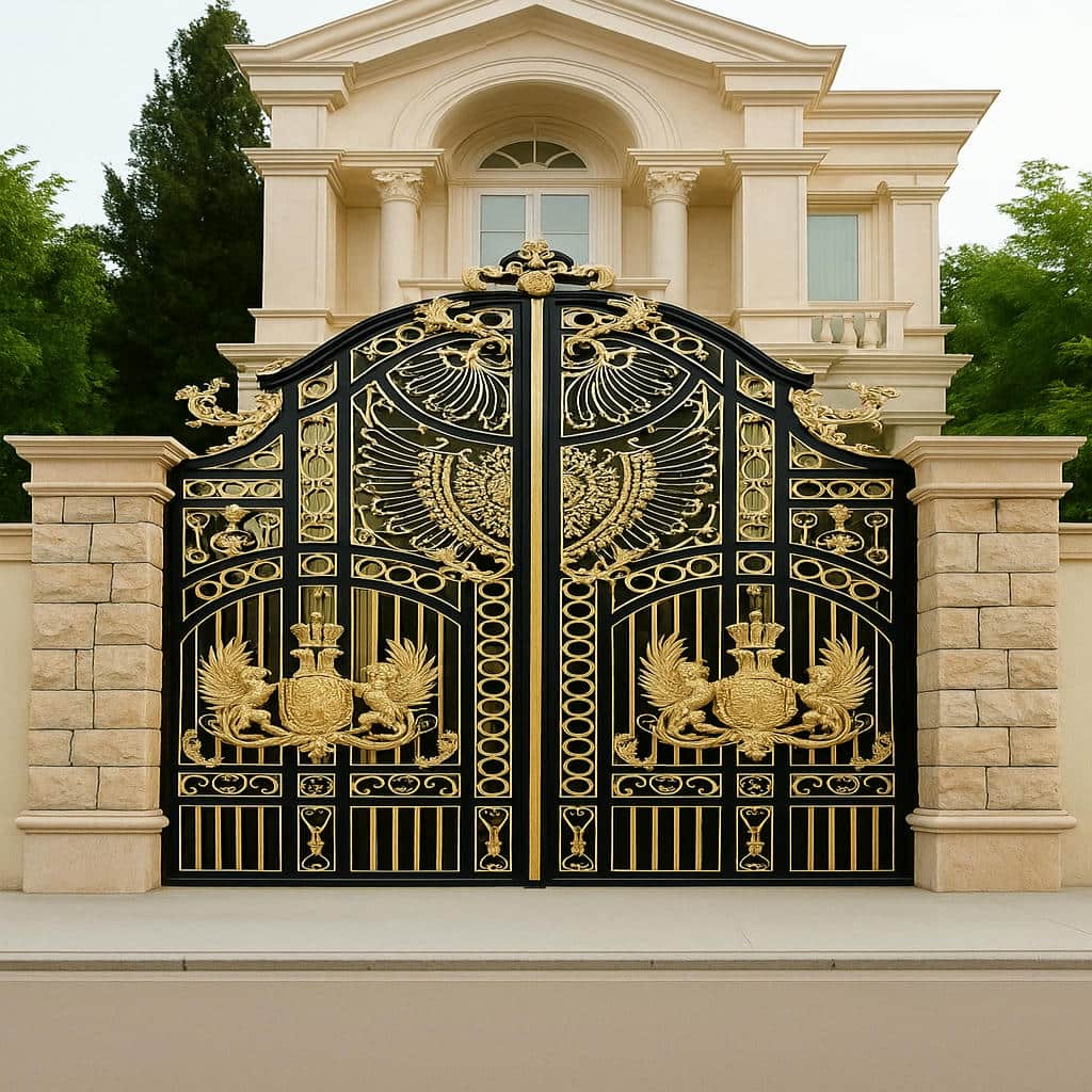 قیمت نصب درب آهنی ویلا شیک