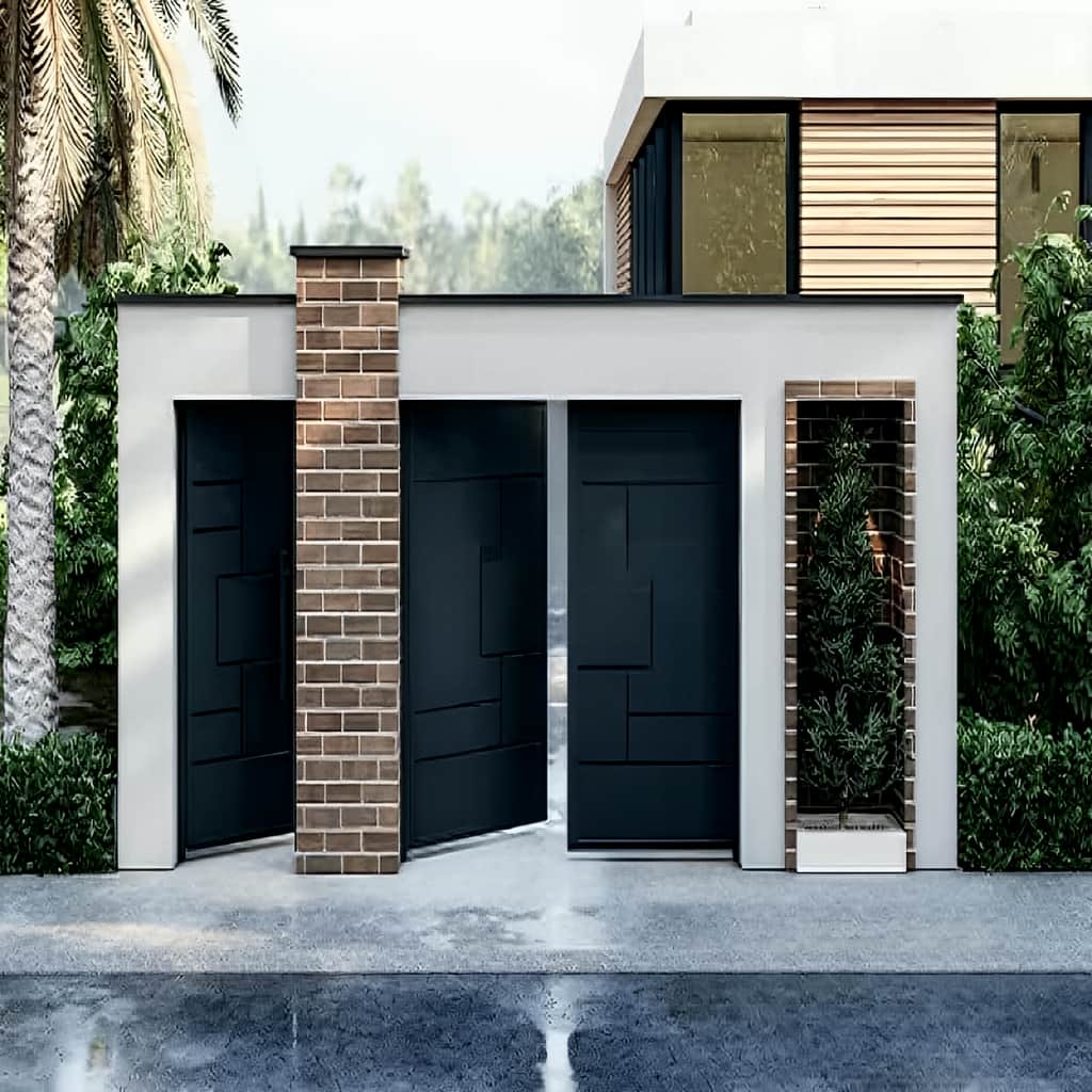 فروش درب مدرن دیلایت مستطیل پارکینگ