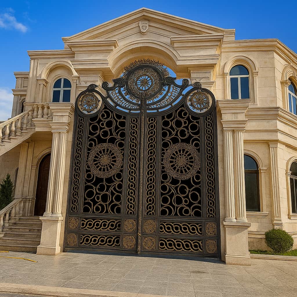درب مدل ورساچه فلزی لوکس