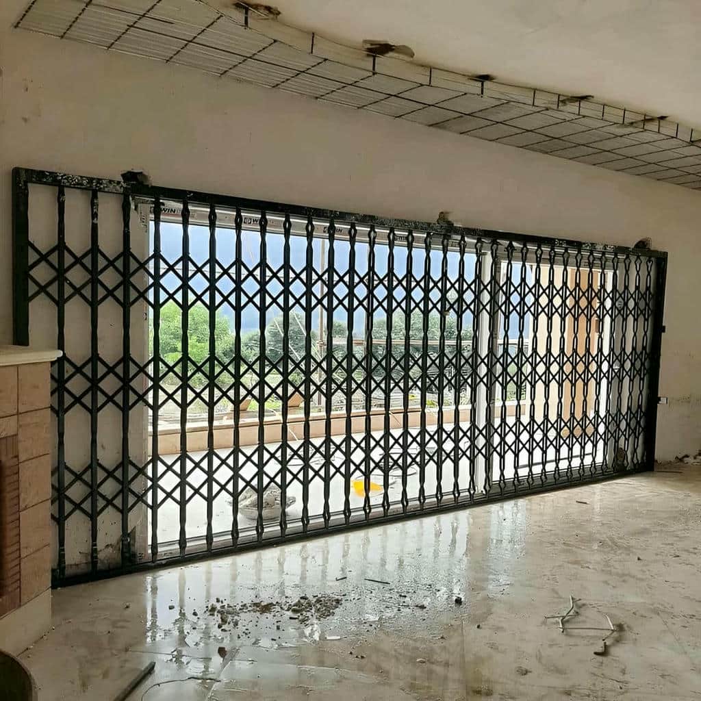 خرید درب آکاردئونی آهنی ضدزنگ در بندر لنگه