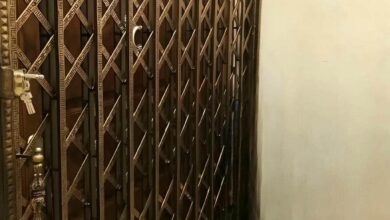 درب آکاردئونی آهنی در کرمان درب آکاردئونی آهنی در کرمان