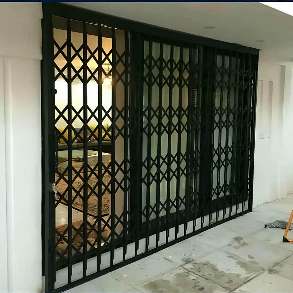 قیمت درب آکاردئونی حفاظ آهنی ریل روان در قشم