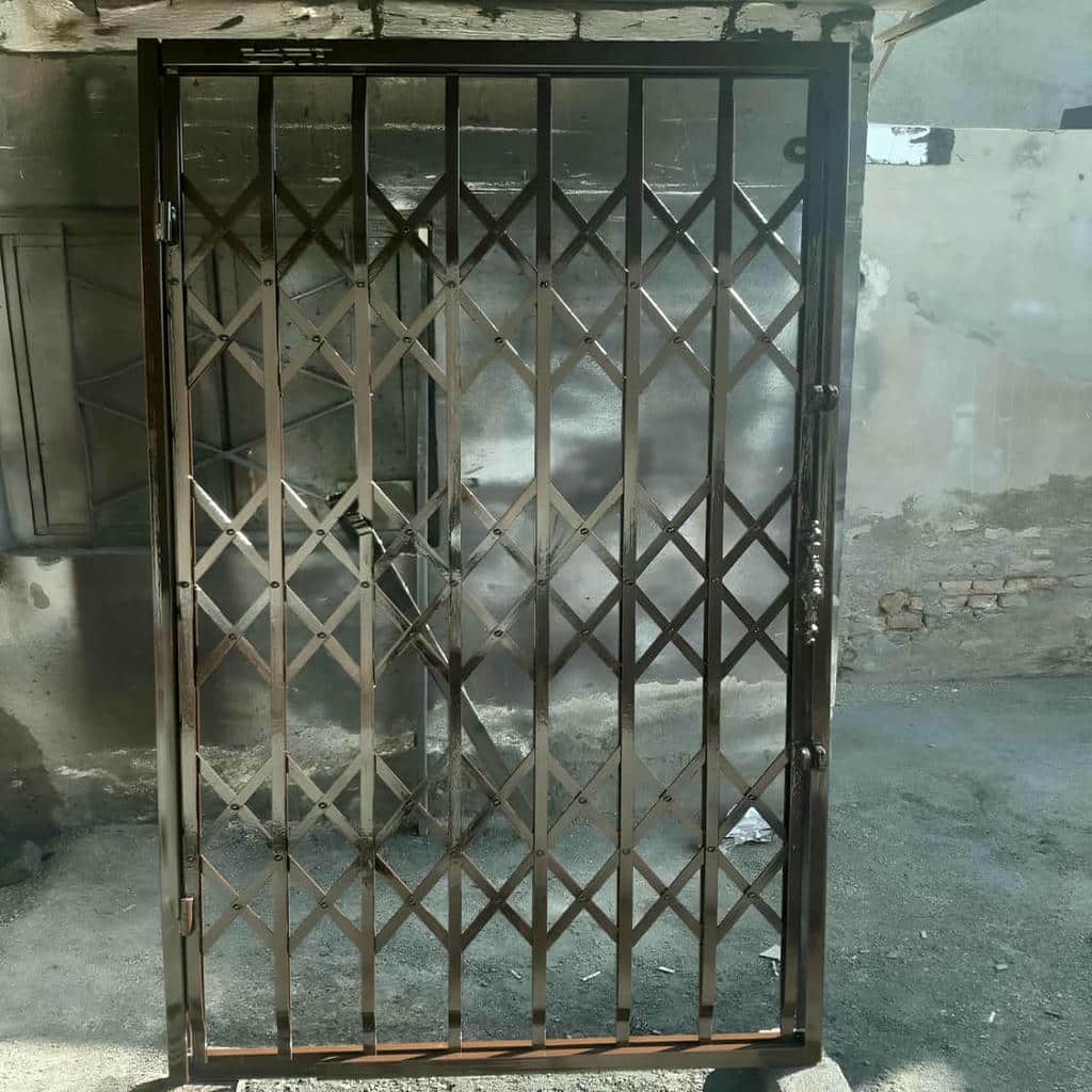 خرید درب آکاردئونی حفاظ آهنی ضخامت آهن در قشم