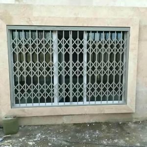 درب آکاردئونی آهنی در نوشهر