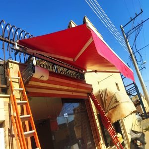 سایبان برقی اتوماتیک در اهواز