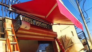 سایبان برقی اتوماتیک در اهواز