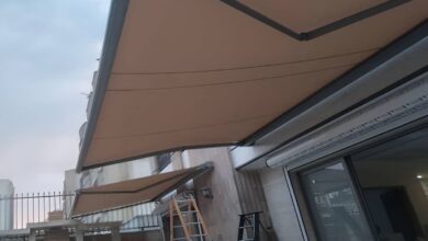 سایه بان برقی اتوماتیک در بیرجند