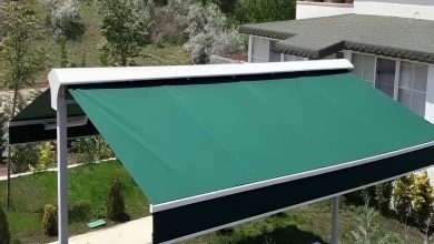 سایبان برقی اتوماتیک در بندر بوشهر