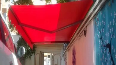 سایه بان برقی اتوماتیک در بابل