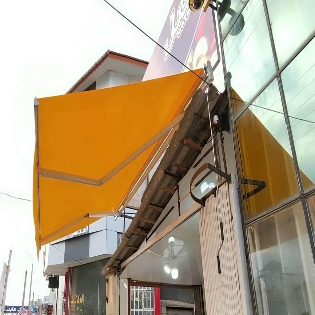 فروش سایبان برقی اتوماتیک مغازه در سبزوار