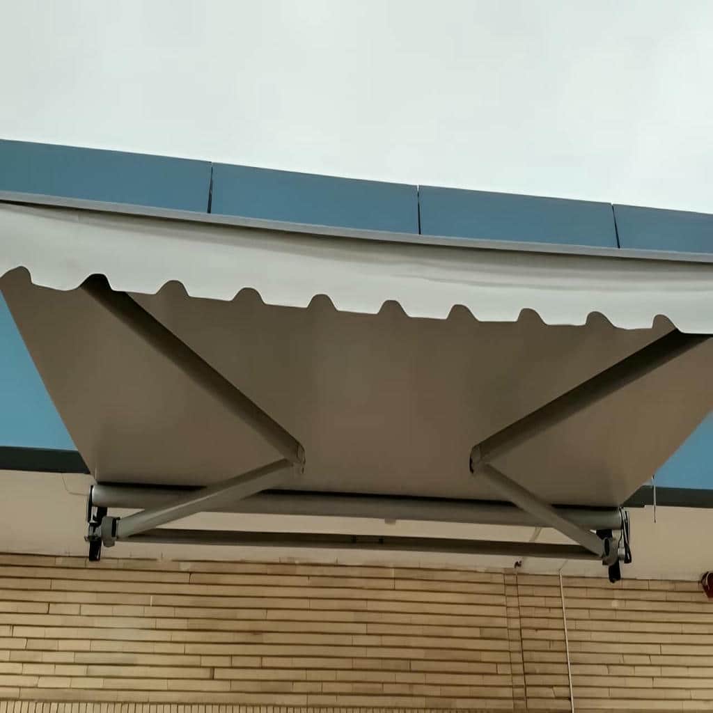 نصب سایه بان برقی اتوماتیک بازویی در هشتگرد