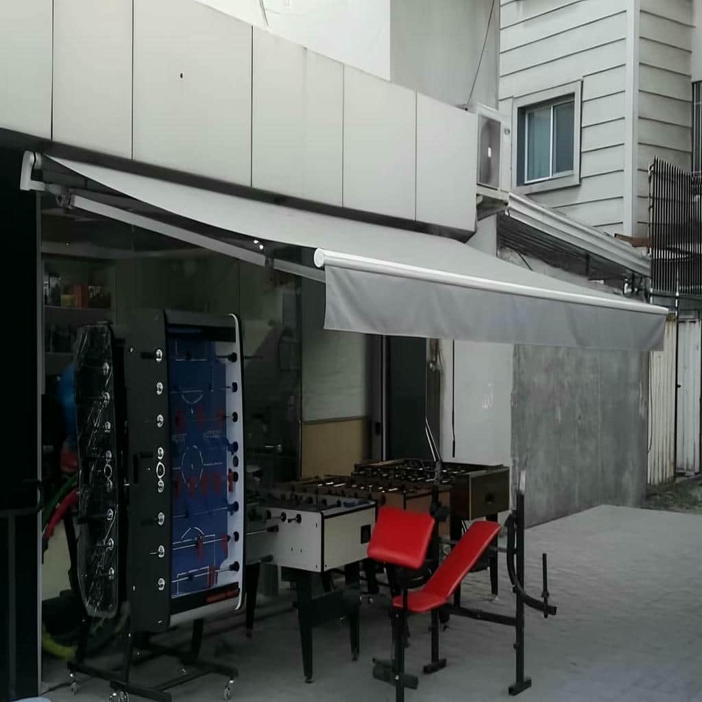 سایبان برقی اتوماتیک در گنبدکاووس