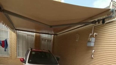 سایه بان برقی اتوماتیک در سقز