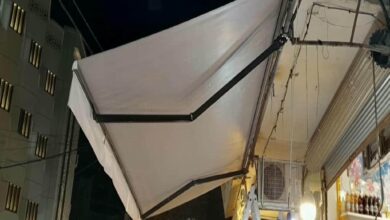 سایه بان برقی اتوماتیک در آمل