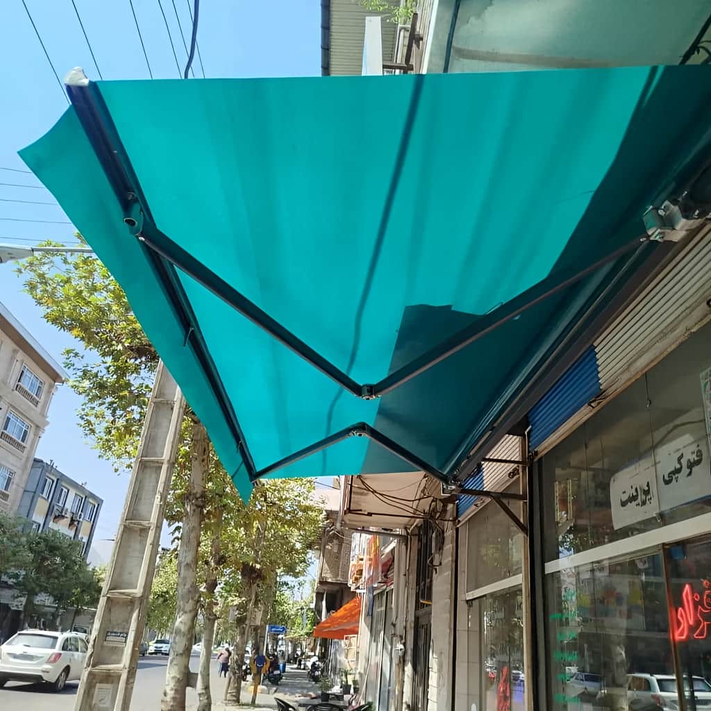 نصب سایه بان برقی اتوماتیک ضد UV در لواسان