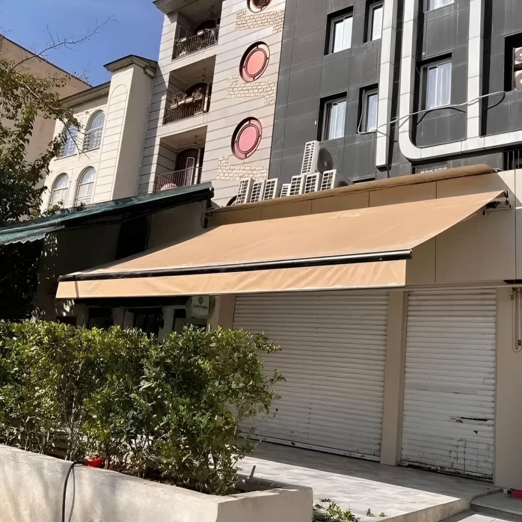 خرید سایه بان برقی اتوماتیک بازویی در گرگان