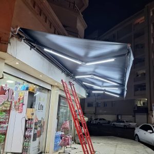 سایبان برقی اتوماتیک در استان گیلان