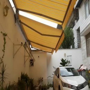 سایه بان برقی اتوماتیک در چابهار