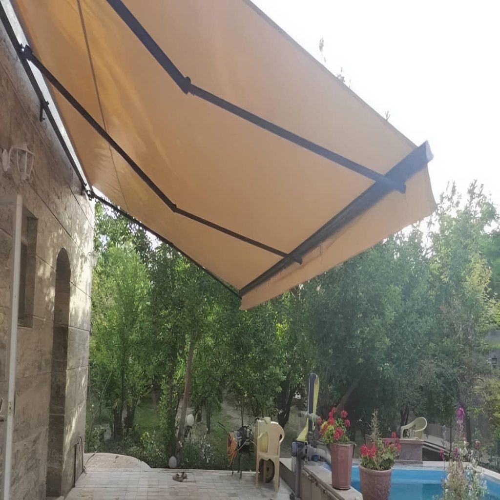 نصب سایه بان برقی اتوماتیک ضد UV در کرج