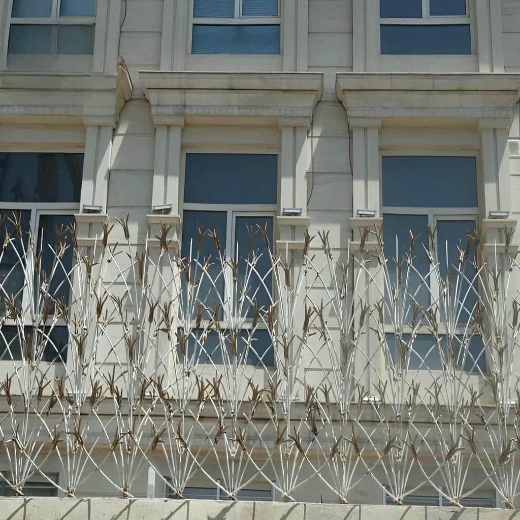 خرید حفاظ شاخ گوزنی دیوار ساختمان تراکم بالا در کرج