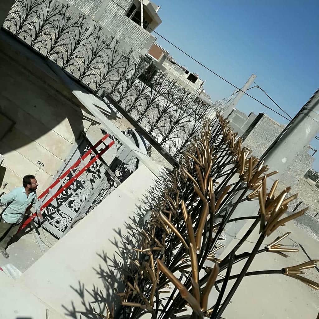 نصب حفاظ شاخ گوزنی رنگ هماهنگ در بجنورد
