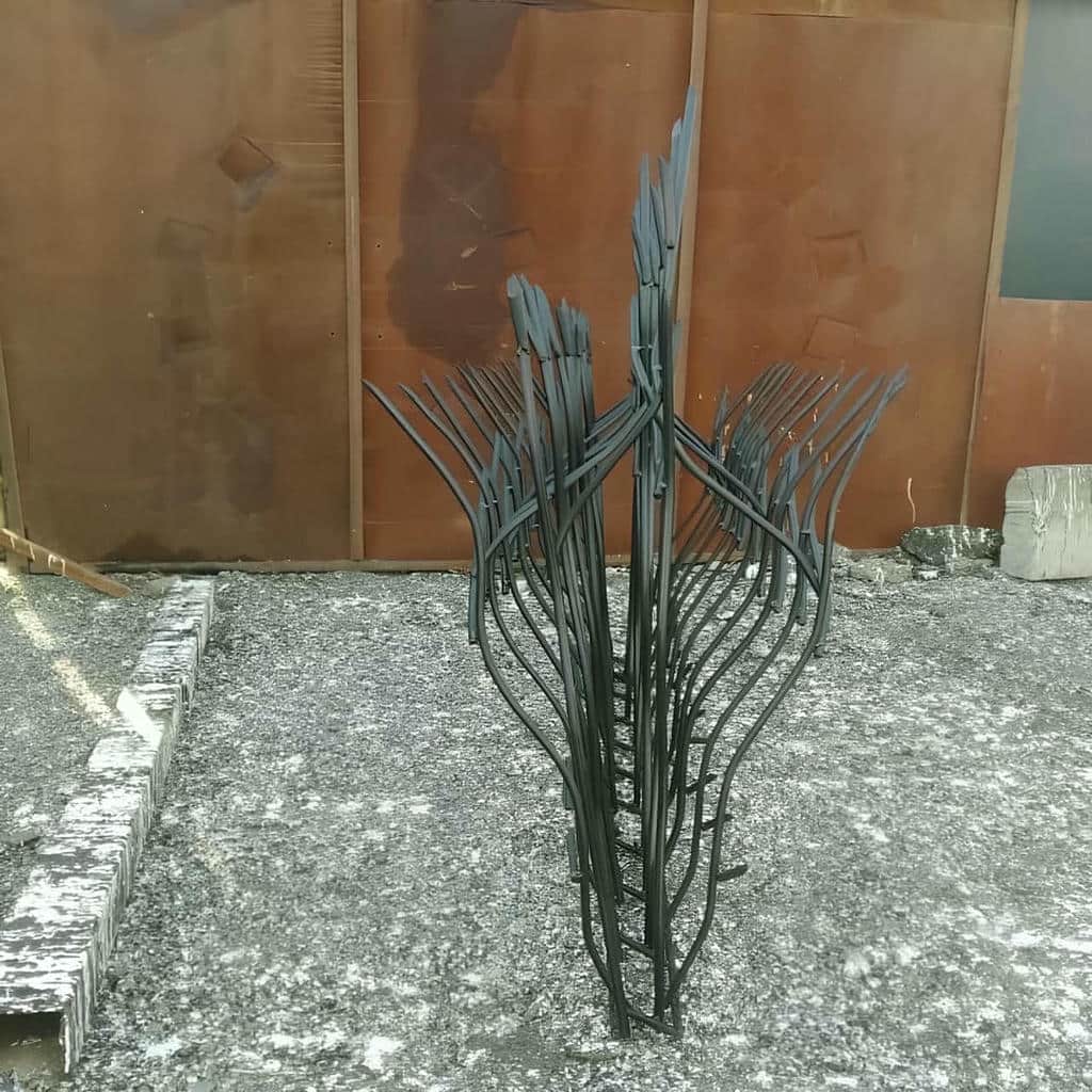 نصب حفاظ شاخ گوزنی رنگ کوره ای در شهرکرد