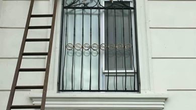 حفاظ پنجره فرفورژه در پرند